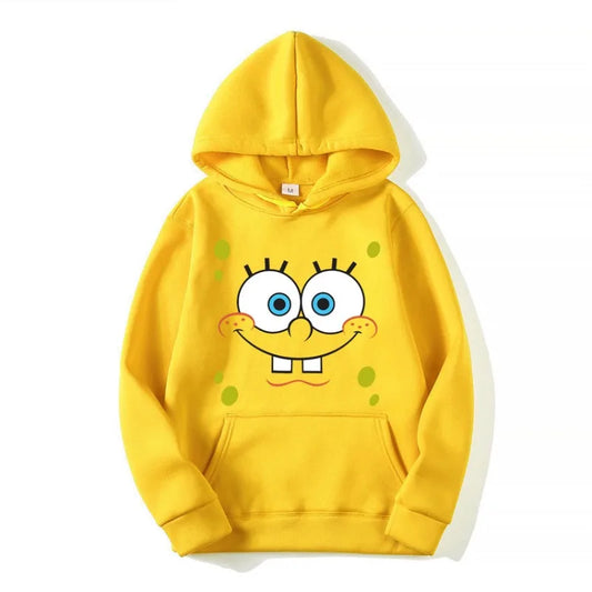 SpongeBob SquarePants Cartoon Anime Women's Plus Size Hoodie 2024