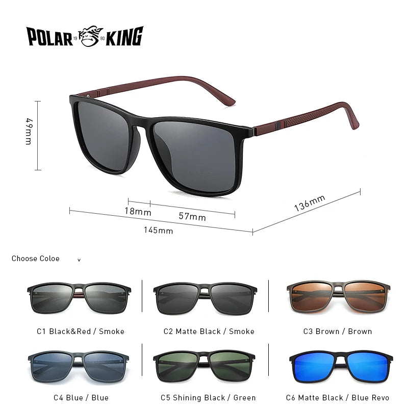 Polarking New Luxury Polarized Sunglasses Men's Fishing Classic Sun Glasses