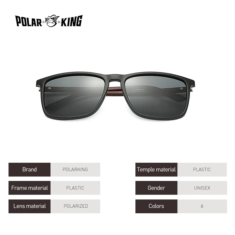 Polarking New Luxury Polarized Sunglasses Men's Fishing Classic Sun Glasses